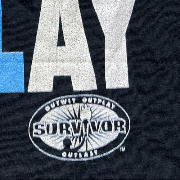 NWOT Logo Vision Survivor Outwit Outlast Outplay SS Graphic T-Shirt Men’s 2X - Picture 4 of 6